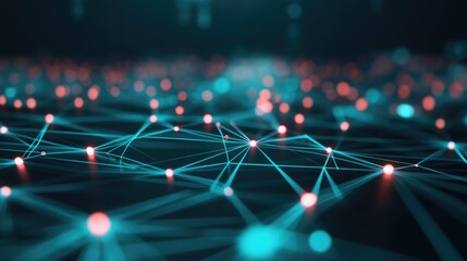 Digital connections in abstract form