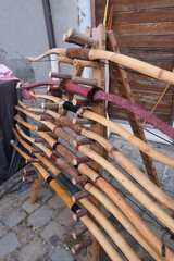 Arco tradizionale in esposizione