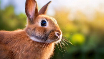 Fototapeta premium Close-Up of a Rabbit