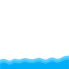 Fototapeta premium Blue Ocean Waves