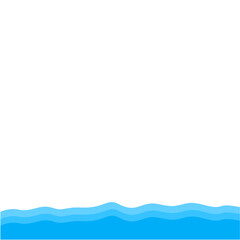 Fototapeta premium Blue Ocean Waves