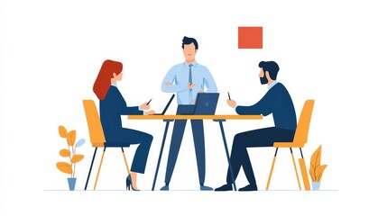 Colleagues Collaborate to Resolve Workplace Conflict: Achieving Harmony Through Dialogue