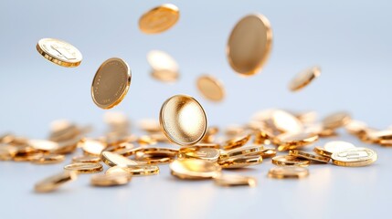 Golden Coins Falling