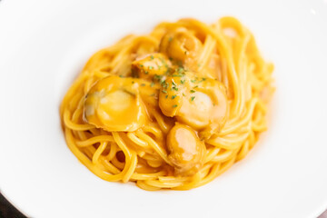 トマトクリームのパスタ