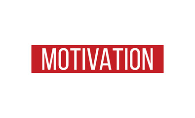 MOTIVATION rubber stamp vector illustration on white background