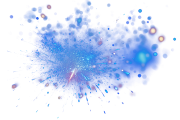 PNG Blue stars effect background