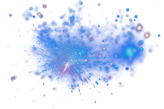 PNG Blue stars effect background - Powered by Adobe