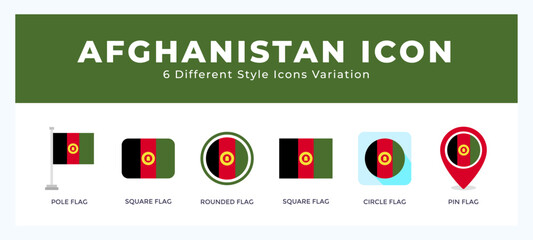 Afghanistan symbol icon vector. symbol illustration