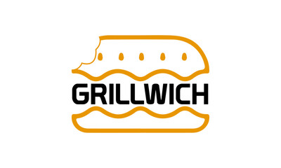 Creative Grill logo design template