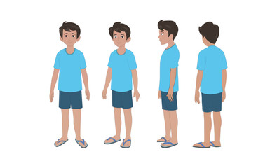 Obraz premium Boy character pack