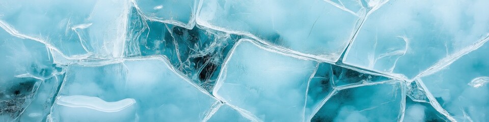 A blue ice sculpture with a jagged edge. The ice is jagged and has a rough texture