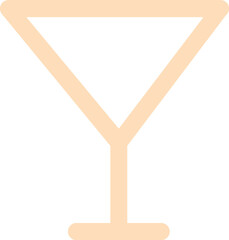 Cocktail icon logo design vector