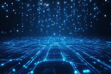 A blue background with a lot of small blue dots