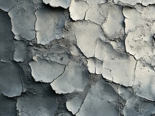 Obraz premium Cracked paint surface texture for backgrounds and graphics.