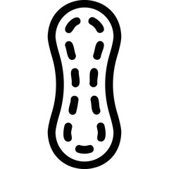 Simple vector icon menstrual pad
