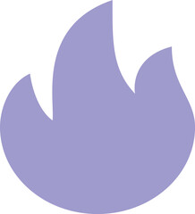 Flame icon logo design vector