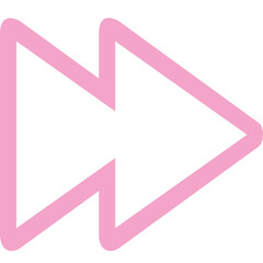 Forward icon logo design vector