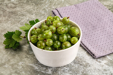 Ripe sweeet and juicy gooseberry