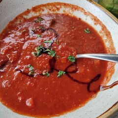 tomato soup with basil
