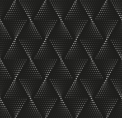 Black and white pattern. Vector seamless texture. Modern geometric background . Dot grid.