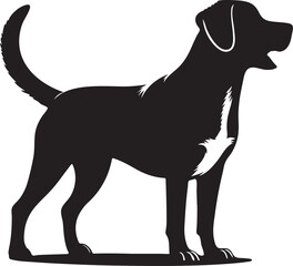 Dog silhouette vector art illustrator (31)