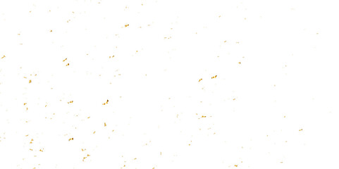 Abstract golden confetti falling down bokeh glitter and zigzag ribbon on transparent background. Design for holyday and celebration background. Vector illustration