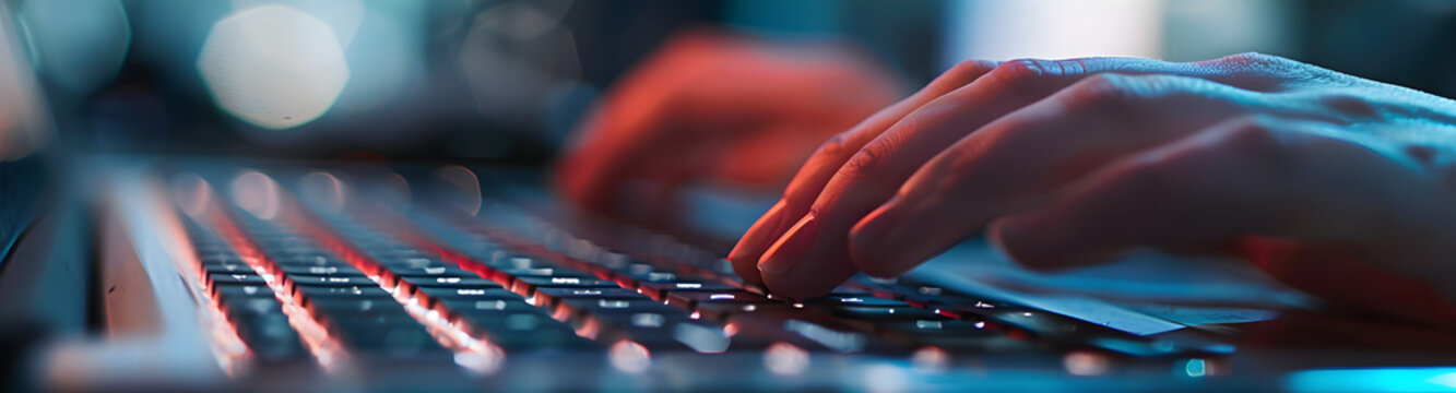 mit zehn fingern auf tastatur schreiben
