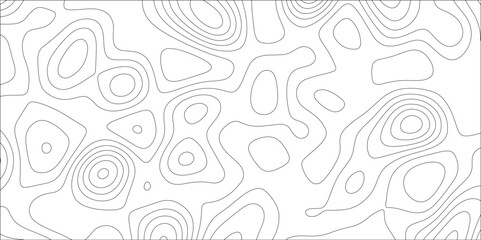 Abstract lines background. Contour maps. Vector illustration. The stylized height of the topographic map contour in lines and contours isolated on transparent. technology topo landscape grid map text