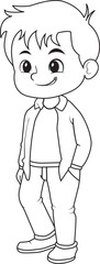 little boy sketche