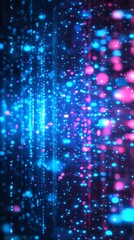 digital waves, ai, data, blue, gradation Background image