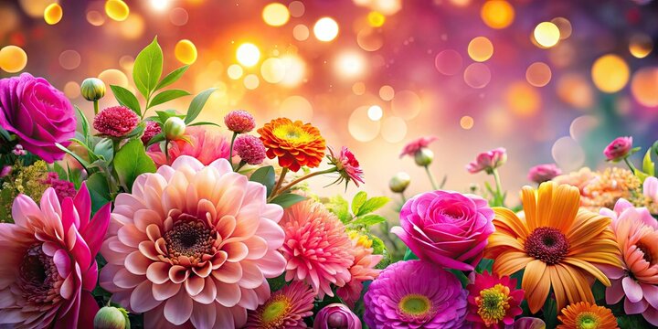 Delicate and enchanting floral backdrop ideal for wedding invitations and celebration decor, infusing elegance and romance into your special dayâ€™s atmosphere and aesthetics.