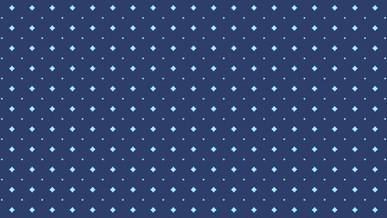 Abstract pattern background with blue dots squares geometric material navy blue background