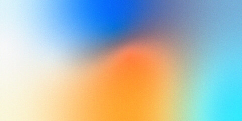 blue and orange Noise grain background. gradient abstract light background. The color is soft and romantic Gentle tones. Colorful Light gradient color texture causing noise Vector illustration.	