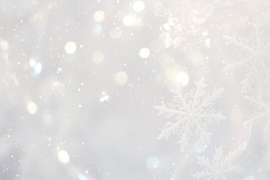 PNG White snowflakes pattern background bokeh chandelier.
