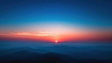 Obraz premium Majestic Sky over Wilderness at Sunset: A Spectacular Natural Scenery. Witness the Beauty and Serenity.