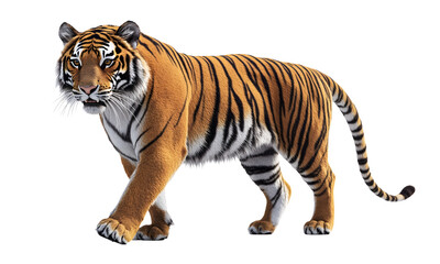 Naklejka premium Tiger animal wildlife zoo safari Africa, Transparent background