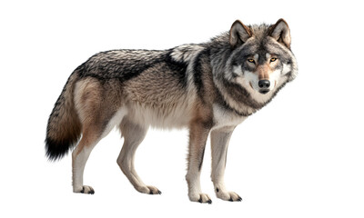 Obraz premium wolf animal nature wildlife, Transparent background