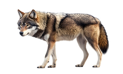 Obraz premium wolf animal nature wildlife, Transparent background