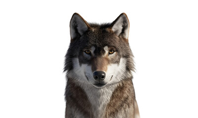 Obraz premium wolf animal nature wildlife, Transparent background