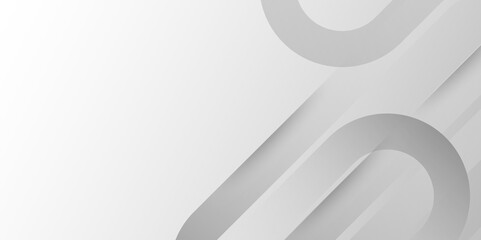 Elegant abstract background with grey lines with shadow. Grey abstract background geometry shine and layer element vector for presentation design. Modern lines pattern futuristic technology concept. 