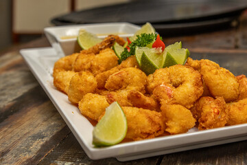 Delicious dish of food served in a restaurant.