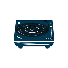 Fototapeta premium Vinyl music record icon vector