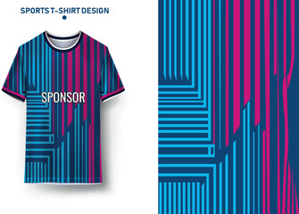 t-shirt sport design template, Soccer jersey mockup for football club. uniform front and back view.