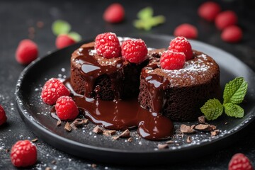indulge in rich chocolate lava cakes with gooey molten centers the ultimate sweet treat to satisfy your cravings