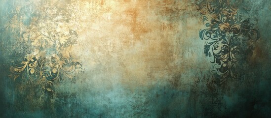 Fototapeta premium Abstract textured background featuring a vintage design