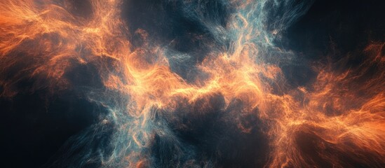Fototapeta premium Abstract background in a digital visualization