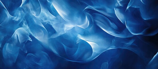 Obraz premium Abstract blue backdrop featuring stunning light and dark elements Surreal Art Nouveau canvas design suitable for wallpapers projects and creative works