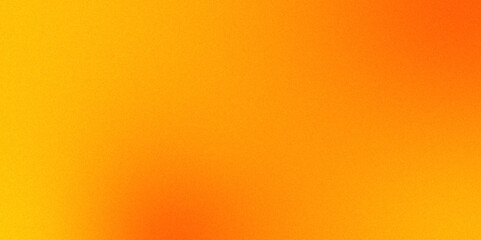 orange and yellow template empty space color gradient rough abstract background. Orange grainy background, abstract blurred color gradient noise texture banner poster backdrop modern illustration	