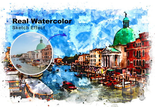 Real Watercolor Effect