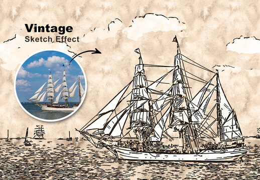 Vintage Sketch Effect
